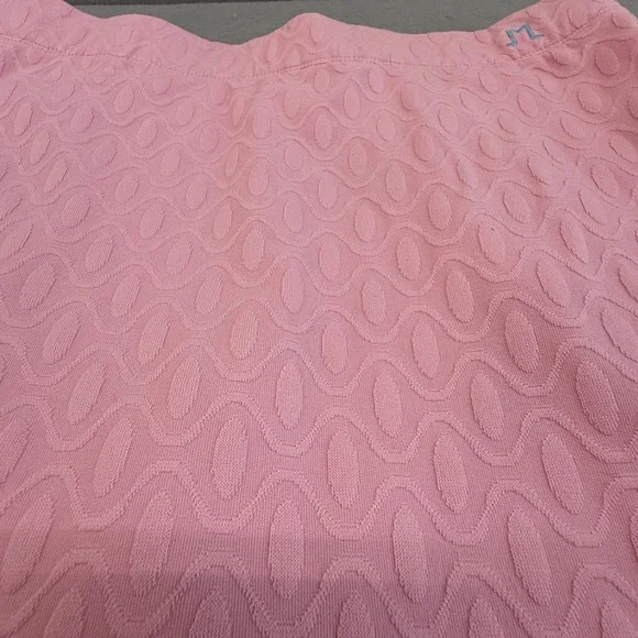 J McLaughlin Skort Lot 2 S Pleated Hem Stretch Golf Tennis Skirt Pink + White - Picture 16 of 16